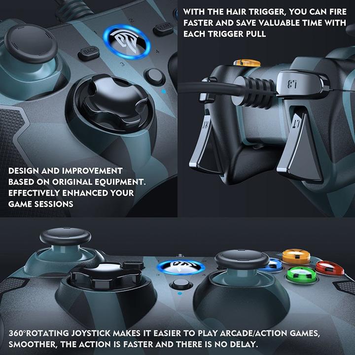Actual product image EasySMX ESM-9013-BLA-BLU (Android, PC, PS3)