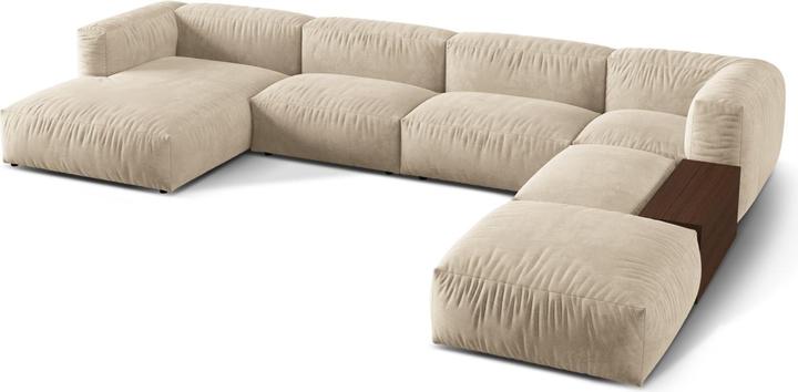 Actual product image Micadoni Modular Panoramic Right Corner Sofa, "Martina", 5 Seats, 406x280x75 Made in Europe (Sofa landscape)