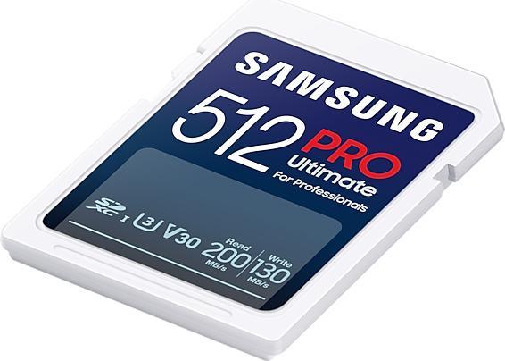 Image du produit Samsung PRO Ultimate avec lecteur de carte USB (512 Go, SDXC, U3, UHS-I)