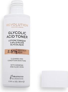 Produktbild Revolution Skincare Glycolic Acid Toner - Skin Tonic 2.5% - 200ml (Tonic, 200 ml)