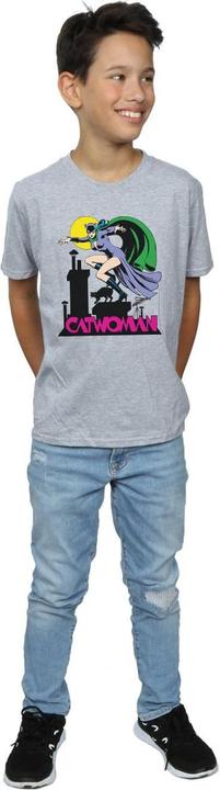 Immagine prodotto Catwoman Text Logo Maglietta Ragazzi (128)