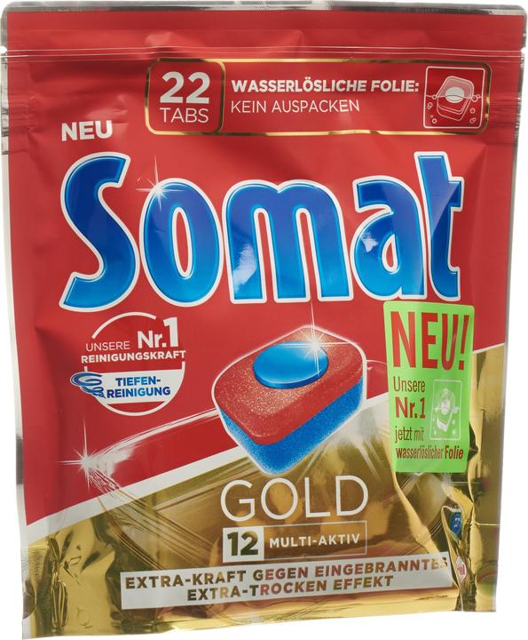 Produktbild Somat Gold 12 Multi-Aktiv (Tabs, 22 Waschgänge)