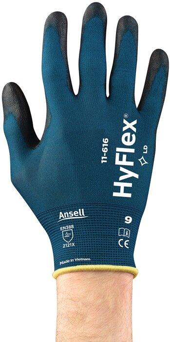 Actual product image Ansell Gloves HyFlex® 11-616 size 10 green blue/black EN 388:2016 PPE category II (10)