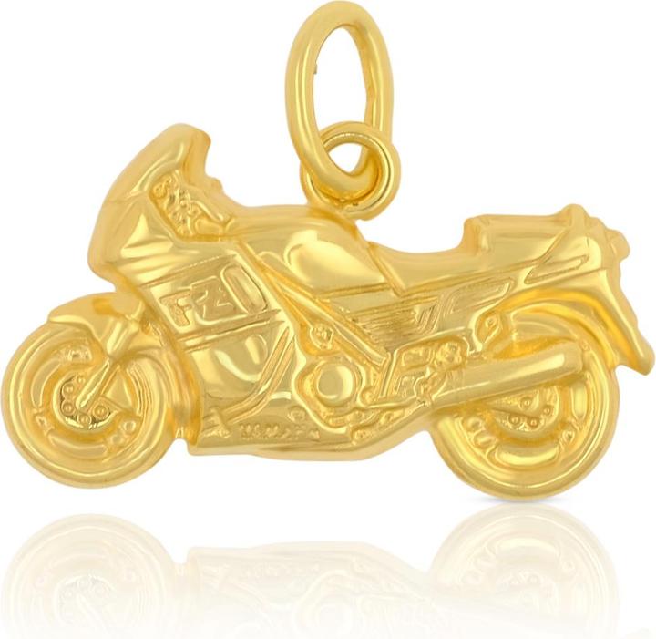 Muau Motorrad (750/18K Gelbgold)