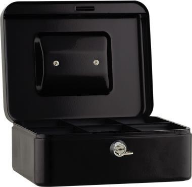 Soennecken Cash box 20x9x16cm 6compartments black