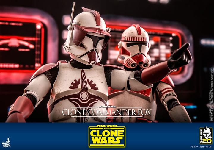 Produktbild Hot Toys Star Wars: The Clone Wars figurine 1/6 Clone Commander Fox 30 cm