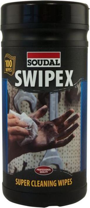 Actual product image Soudal Cleaning cloths Swipex Pack = 100 pcs. (100 pcs.)