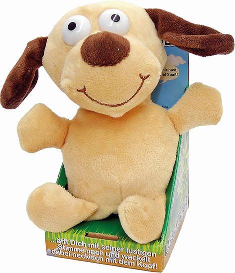 Immagine prodotto Kögler Babbling animal - cane "Bruno", che pappagallo tutto, incl. batterie, 18x12x17cm Babbling animal (17 cm)
