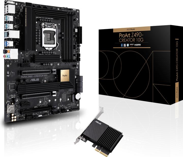 Produktbild ASUS ProART Z490 CREATOR 10G (LGA 1200, Intel Z490, ATX)