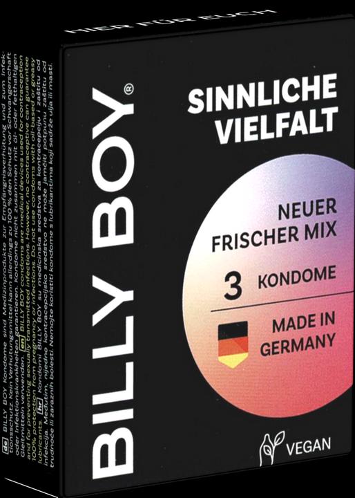 Actual product image Billyboy Billy Boy "Sensual Variety" 3 mixed condoms in the sensual condom range (3 pcs.)