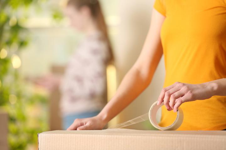 Immagine prodotto Idena Packband geräuscharm transparent 5cmx66m