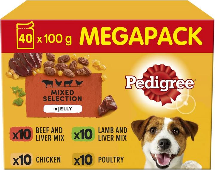 Produktbild Pedigree Beutel in Gelée (Adult, 40 Stk., 4000 g)