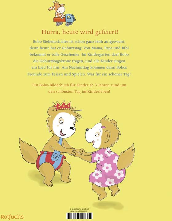 Produktbild Bobo Siebenschläfer hat Geburtstag! (Deutsch, Diana Steinbrede, Markus Osterwalder, Gabriele Kreidel, 2024)