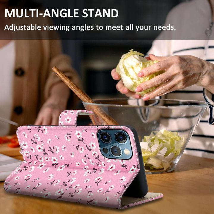 Produktbild Cadorabo Book Hülle mit Print (Realme 12 Pro+, Apple iPhone 12)