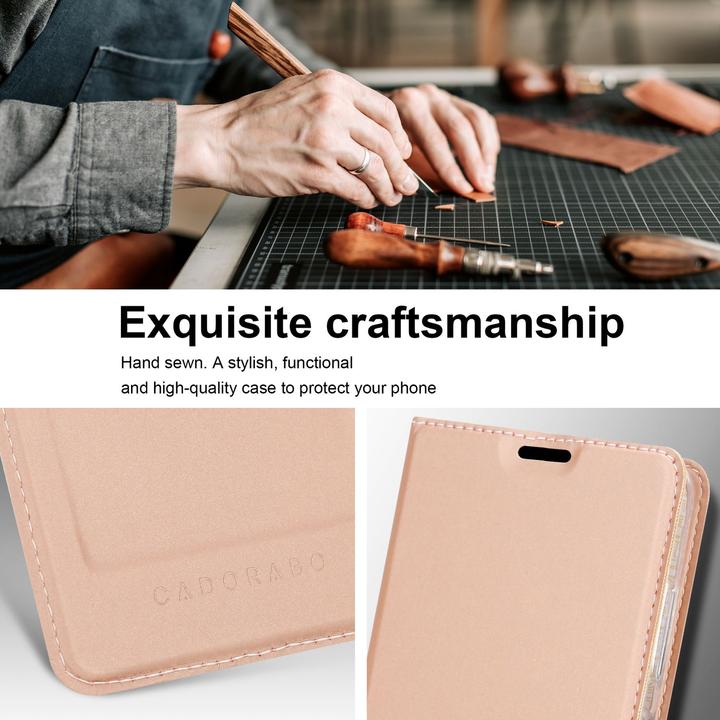 Produktbild Cadorabo Classy Book Hülle für Samsung Galaxy A52 (4G / 5G) / A52s (Samsung Galaxy A52, Samsung Galaxy A52 5G, Samsung Galaxy A52s 5G)
