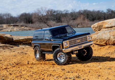 Image du produit Traxxas TRX-4 79 Chevy Blazer noir 1/10 Crawler RTR Brushed, Clipless, sans batterie ni chargeur (RTR Prêt à fonctionner)