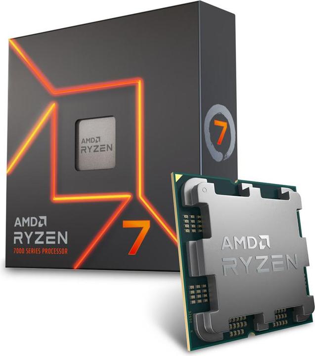 Produktbild AMD Ryzen 7 7700X (AM5, 4.50 GHz, 8 -Core)