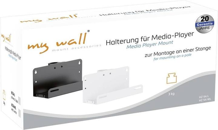 Actual product image myWall Holder for media player (1 pcs., Wall installation, Not movable)