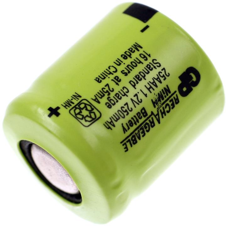 Produktbild GP Batteries Spezial-Akku 1/3 AA Flat-Top N (1 Stk., AA, 250 mAh, Akku)
