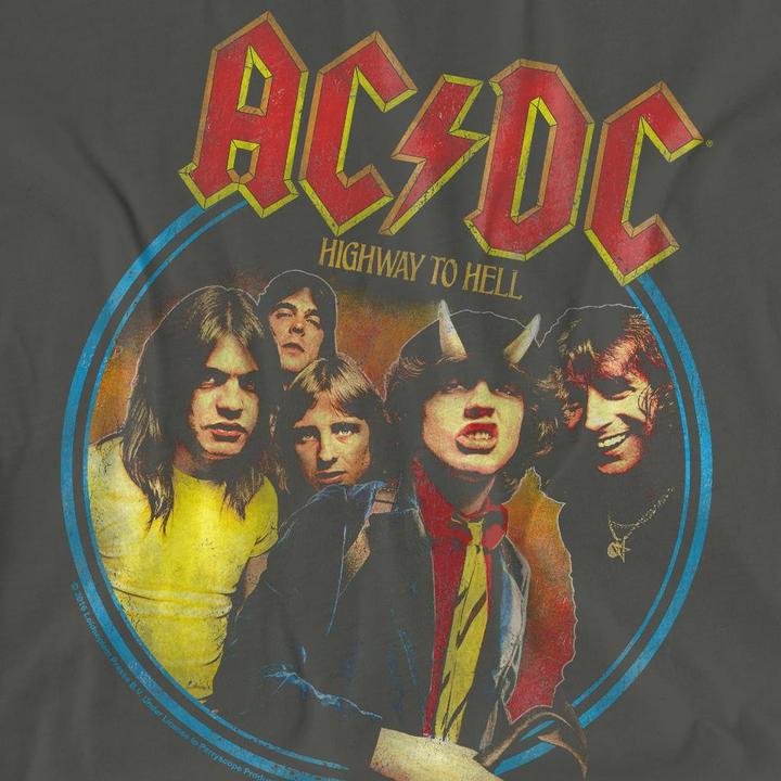 Actual product image AC/DC Unisex Adult Highway To Hell T-Shirt (L)