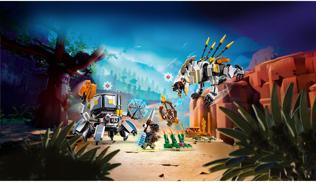 Productafbeelding LEGO Horizon Aloy And Varl vs Shell-Walker (77037, LEGO Horizon)