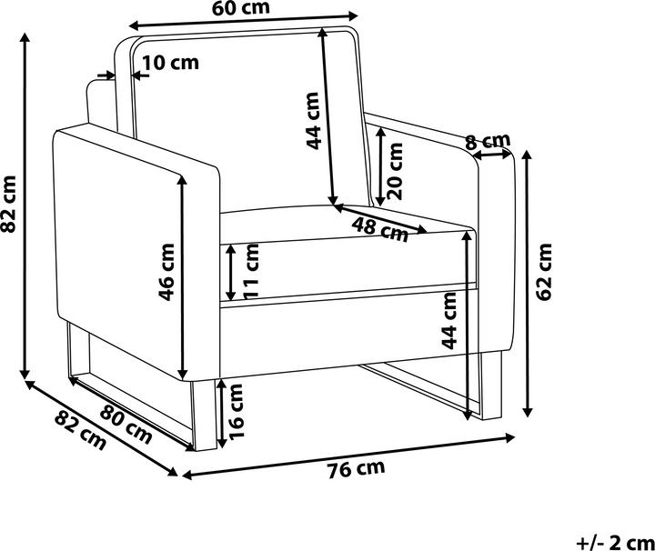 Image du produit Beliani Phototel en graphite VIND