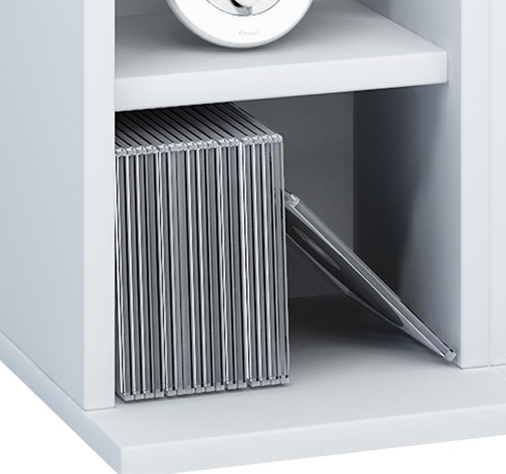 Produktbild VCM Holz CD DVD Stand Regal Milano (42 x 20 x 92 cm)