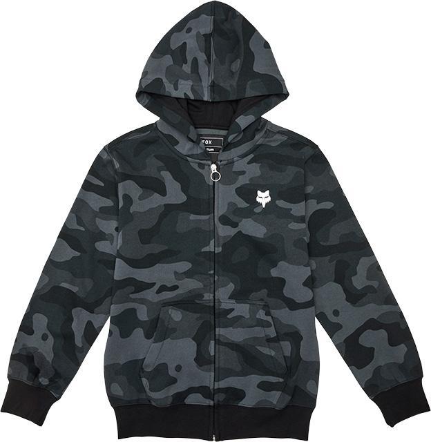 Actual product image Fox Hoody 23 Yth Pack E Zip Blk Cam Ym (M)