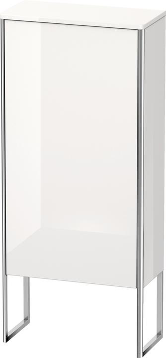 Duravit Halbhochschrank XSQUARE 1121x500x236mm Türansch re we hochglanz