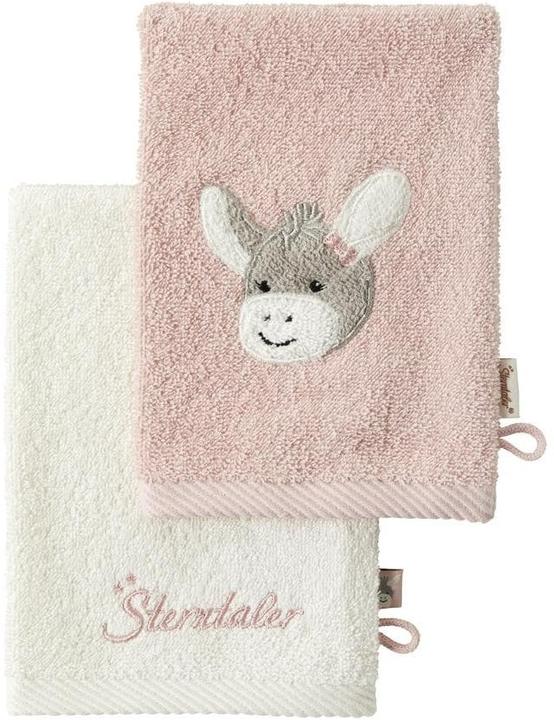Sterntaler Gant de toilette pour bébé Lot de 2 Emmi Girl