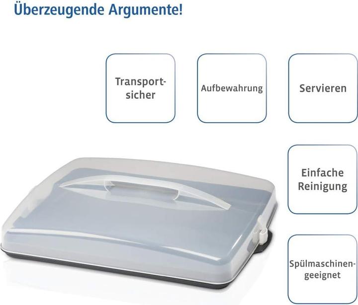 Actual product image Xavax cake transport box Tin cake transport box