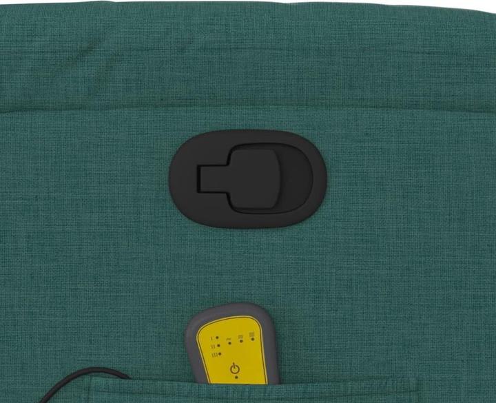Image du produit VidaXL Fauteuil de massage vert foncé Tissu,Couleur : vert foncé,Matériaux