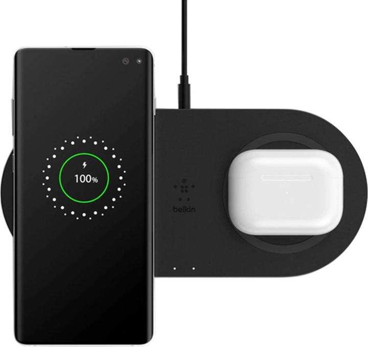 Produktbild Belkin Dual Wireless Charging Pad mit Netzteil (10 W)