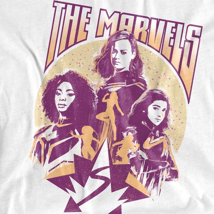 Actual product image The Marvels Unisex Adult Quantum Heroes T-Shirt (XL)