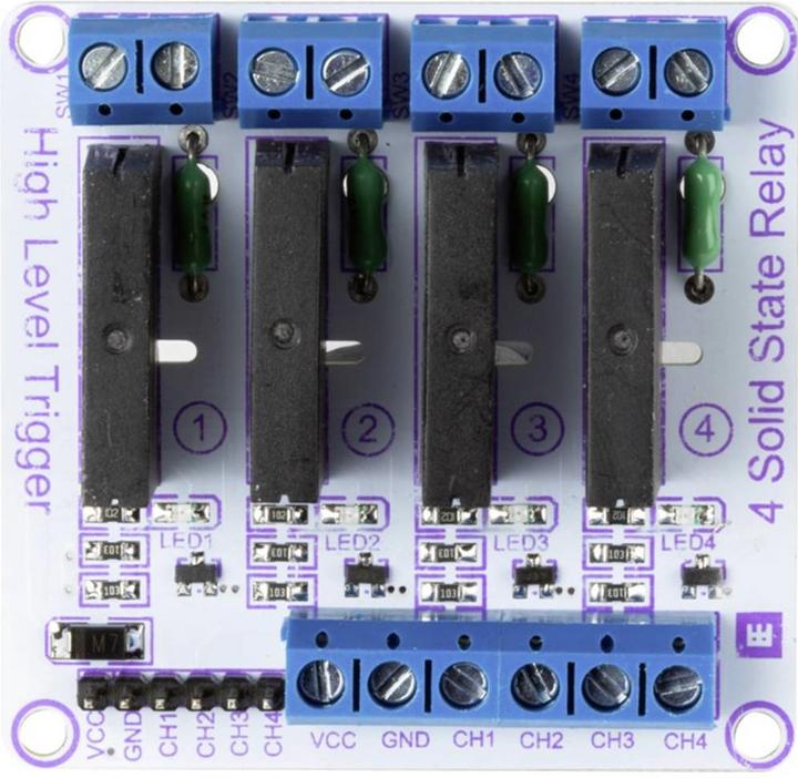 Produktbild Whadda 4-Kanal-Festkörper-Relaismodul