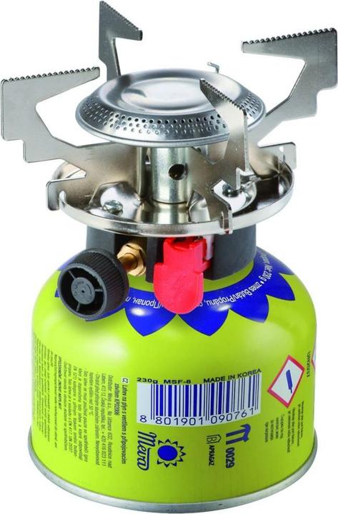 Image du produit Meva Réchaud de camping à gaz avec cartouches de gaz (filetage ou valve) Allumeur piézo ATOS 1.8kW