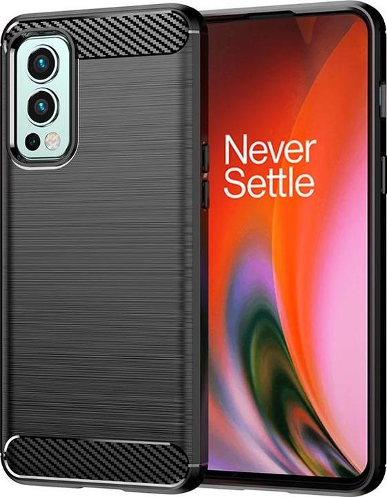 Hurtel Carbon Case flexible cover for OnePlus Nord 2 5G black (OnePlus Nord 2 5G)