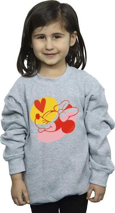 Produktbild Disney Minnie Mouse Tongue Heart Sweatshirt Mädchen (140, 146)