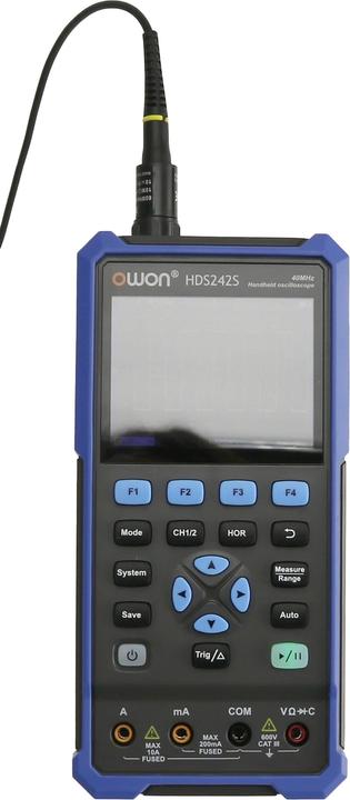 Produktbild Owon LCD-Oszilloskop mit Multimeter und Funktionsgenerator, HDS242S, 2-Kanal, 40 MHz