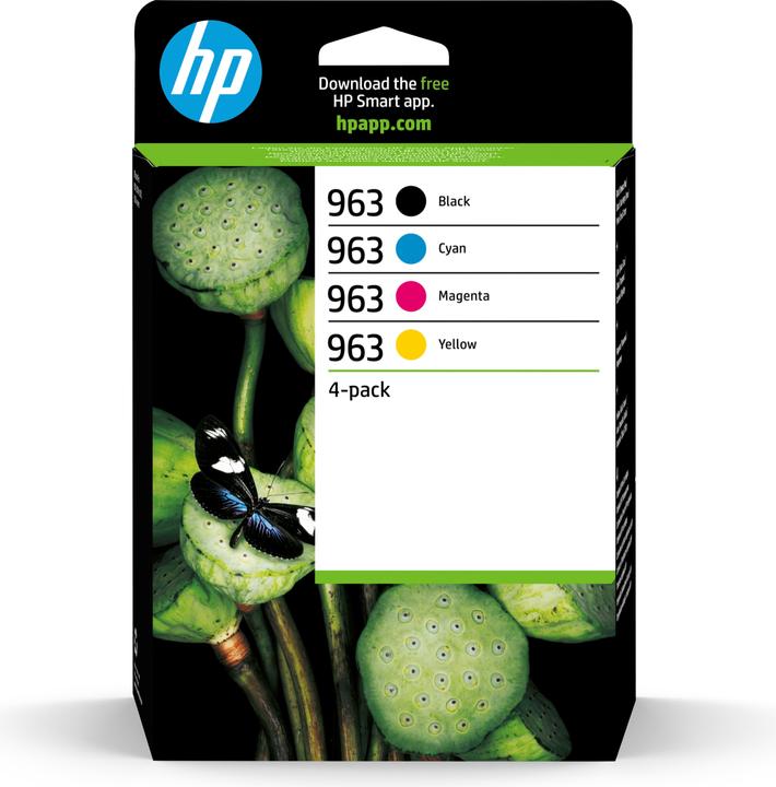 Actual product image HP 963 4-pack (C, M, Y, BK)