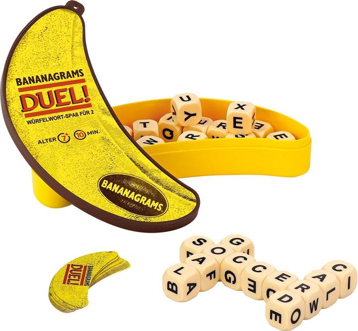 Actual product image Asmodée Bananagrams Duel (German, French, Italian, English)