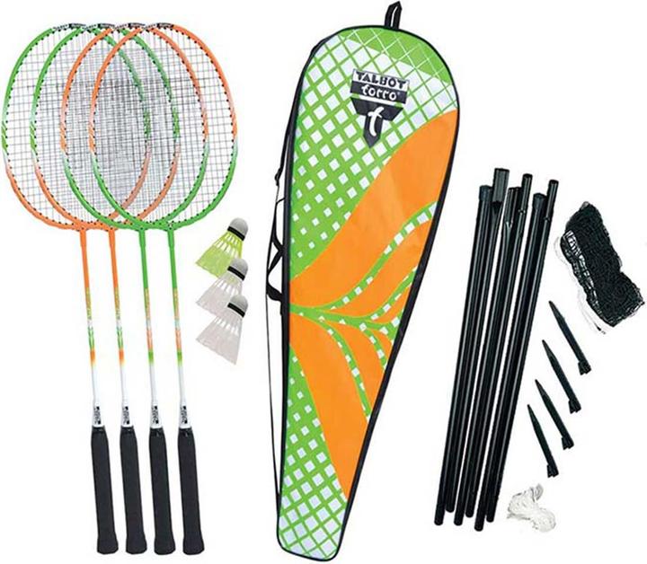 Actual product image Talbot Torro Badminton Set 4 Attacker Plus
