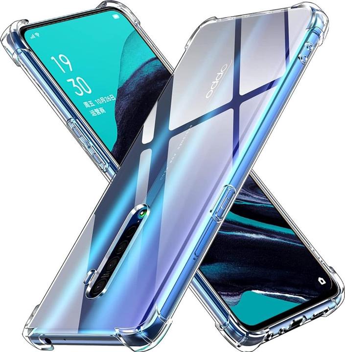 Screenguard Oppo Reno2 Hülle Crystal Soft Airbag Bumper (Oppo Reno 2)