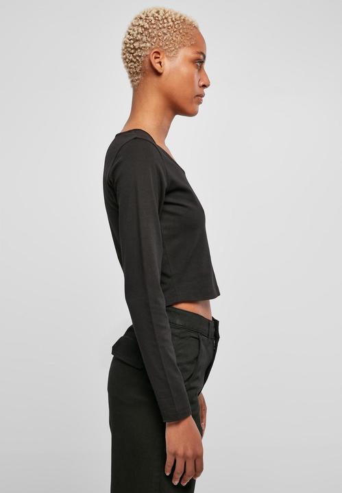 Produktbild Urban Classics crop-t-shirt mit angen ärmen, urban cassics organic (L)