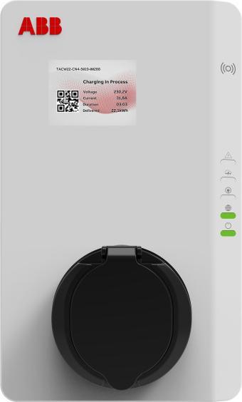 Produktbild ABB Ladestation Terra AC 22 kW MID, RFID Typ 2 Steckdose (Typ 2, 22 kW, 32 A)