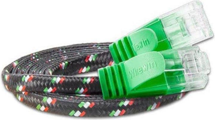 Produktbild Wirewin Slim Toughkabel: UTP, 0.5m, grün (UTP, CAT6, 0.50 m)