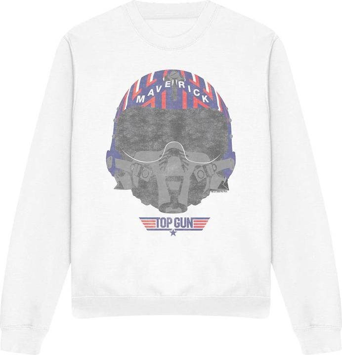 Actual product image Top Gun Unisex Adult Helmet Sweatshirt (S)