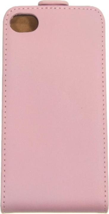 Produktbild OEM Slim Leder Flip Case Blister für iPhone 4/4s rosa (Apple iPhone 4, Apple iPhone 4s)