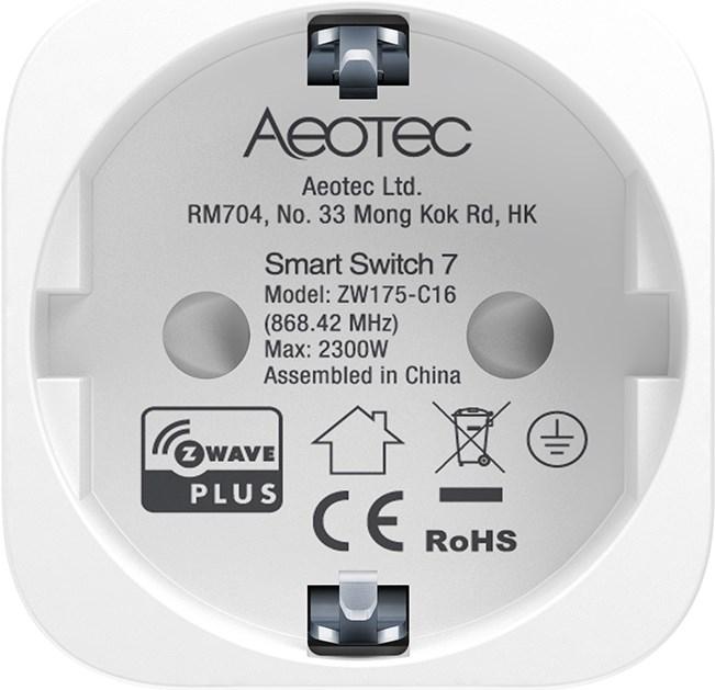 Actual product image Aeotec Smart Switch 7
