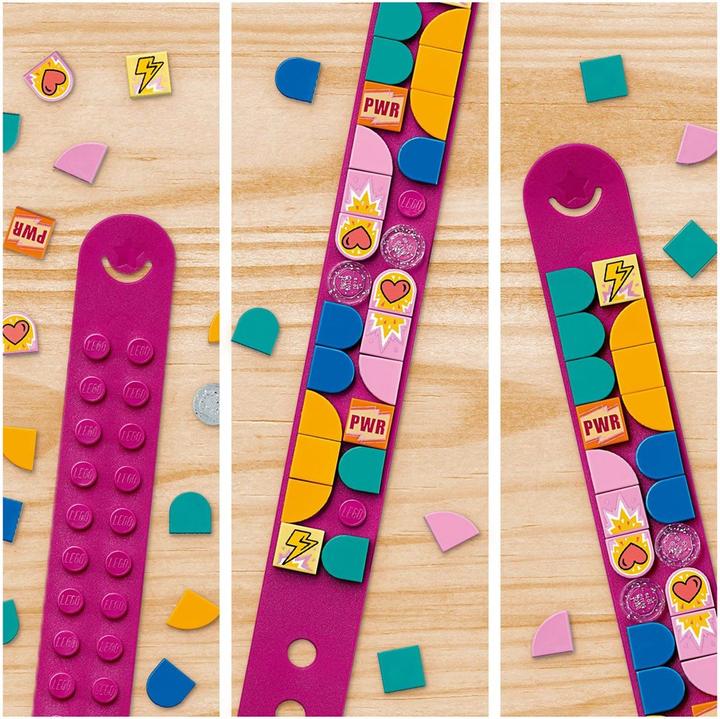 Actual product image LEGO Superhero Bracelet (41919, LEGO Dots)